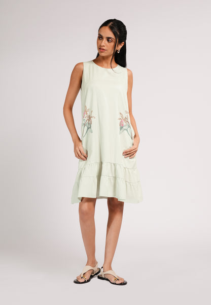 Clayd Sleeveless Dress (Mint)
