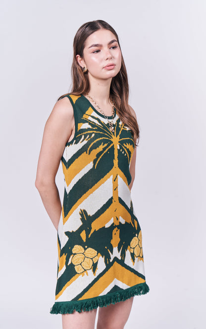 Summer Dresses 2025 Coconut Sleeveless Dress (Multi)