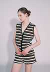 RAF Cumin Sleeveless Vest (Black/White)