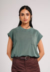 Curtee Extended Sleeve Top (Green)