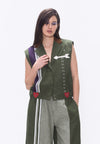 Plains & Prints x Randolf Cupid Sleeveless Vest Top (Green)