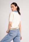 DNM Studios 2026 Dalba Short Sleeve Top (Cream)