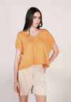 Camp Dalkeith Short Sleeve Top (Mustard)