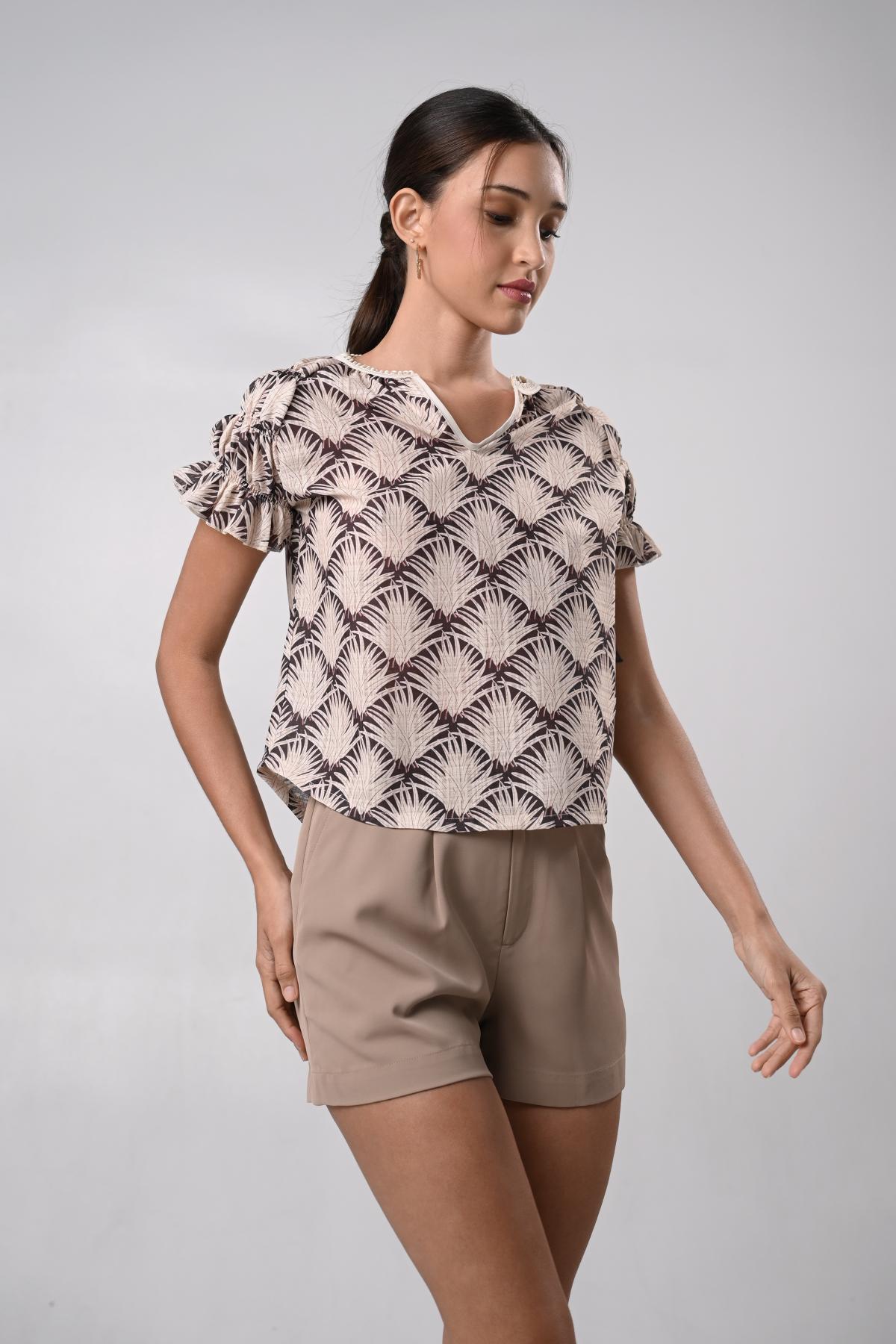 Darcey Short Sleeve Top (Multi)