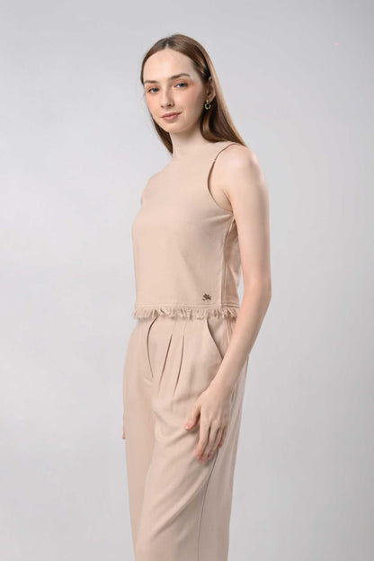 Darman Sleeveless Top (Khaki)