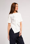DNM Studios 2026 Dell Short Sleeve Shirt Top (Spot Print White)