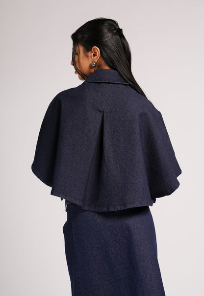 DNM Studios 2026 Demmie Short Sleeve Top (Navy Blue)