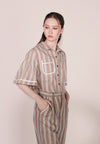 Camp Denison Short Sleeve Top (Beige)