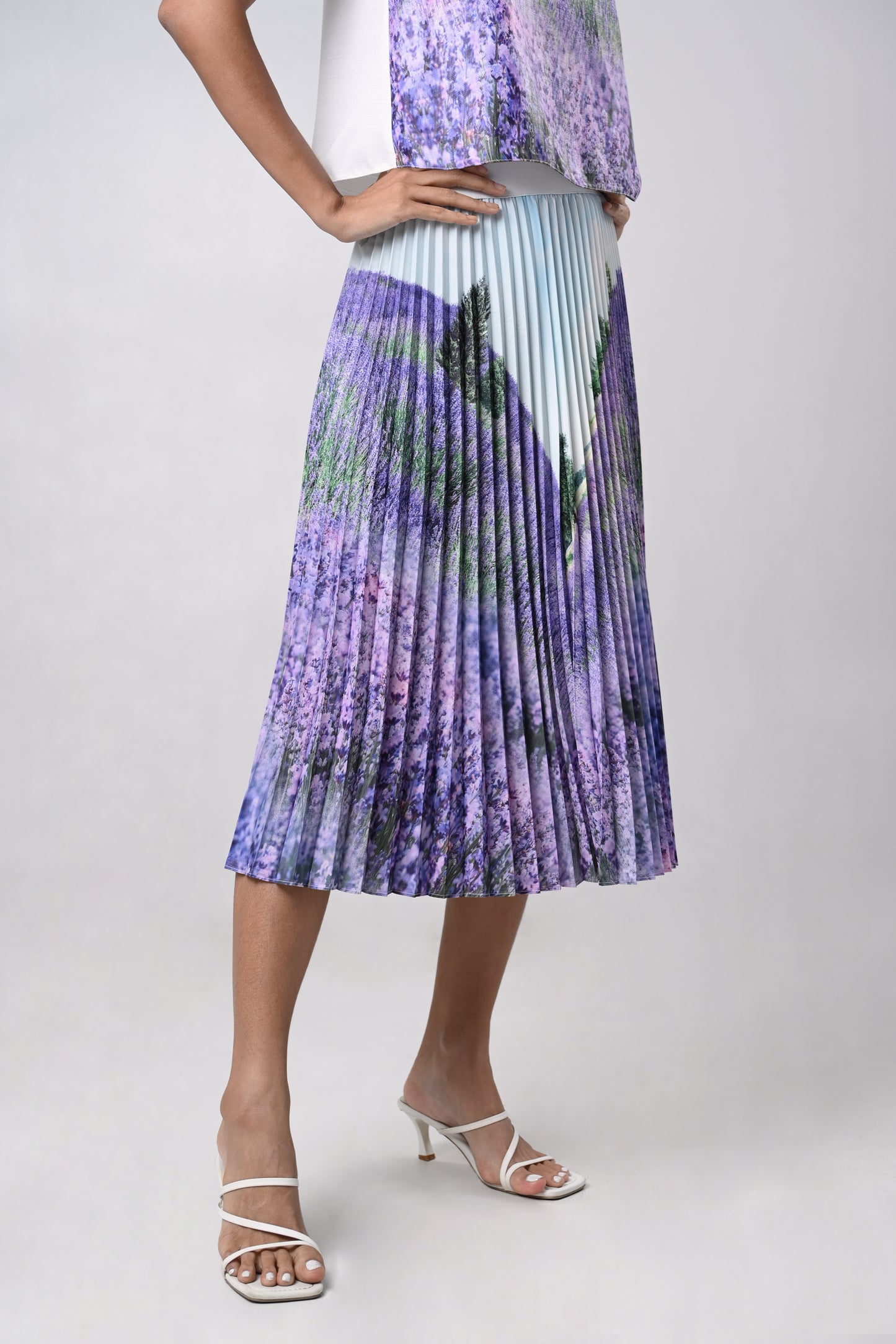 Derry Pleated Skirt (Multi)