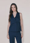 Camp Deshia Sleeveless Top (Navy)
