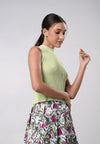Diahna Sleeveless Top (Lime)