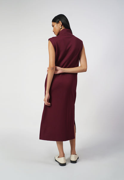 Raf Dill Sleeveless Dress (Aubergin)