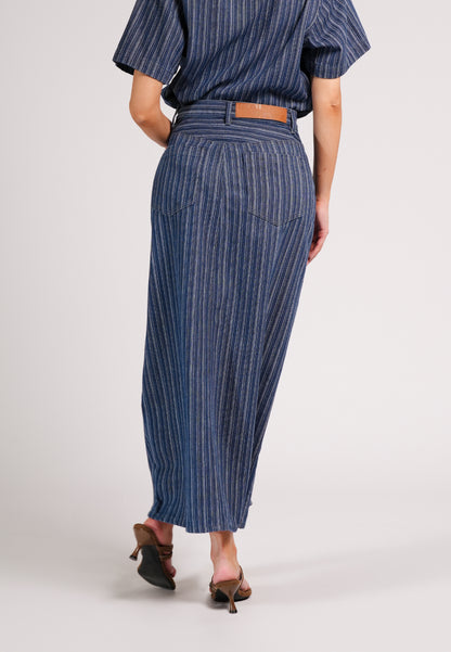 DNM Studios 2026 Dodge Skirt (Striped Blue)