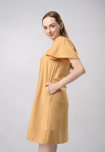 Don Short Sleeve Dress (Mustard)