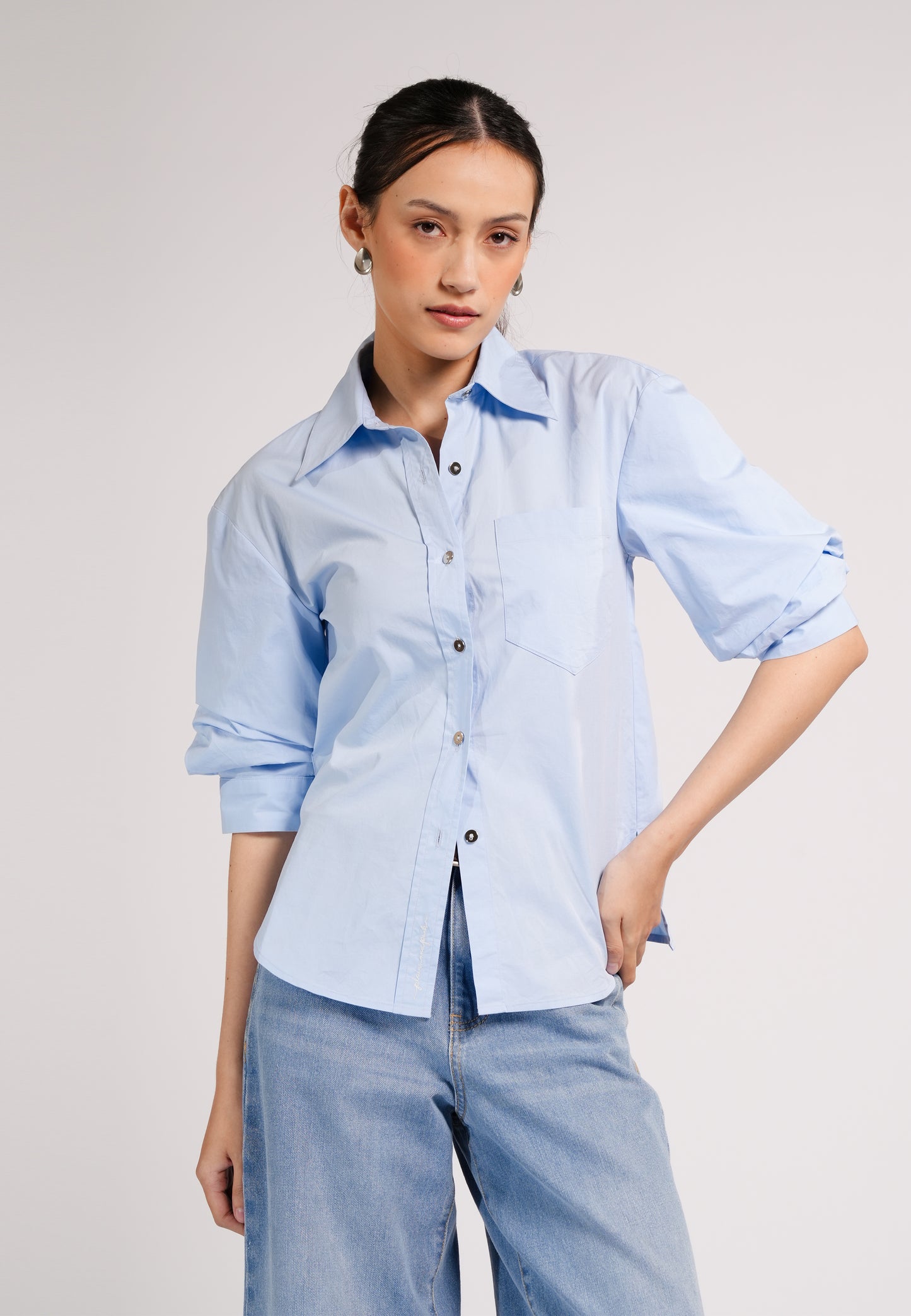 DNM Studios 2026 Duer Quarter Sleeve Top (Blue)