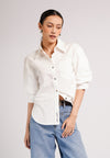 DNM Studios 2026 Duer Quarter Sleeve Top (White)