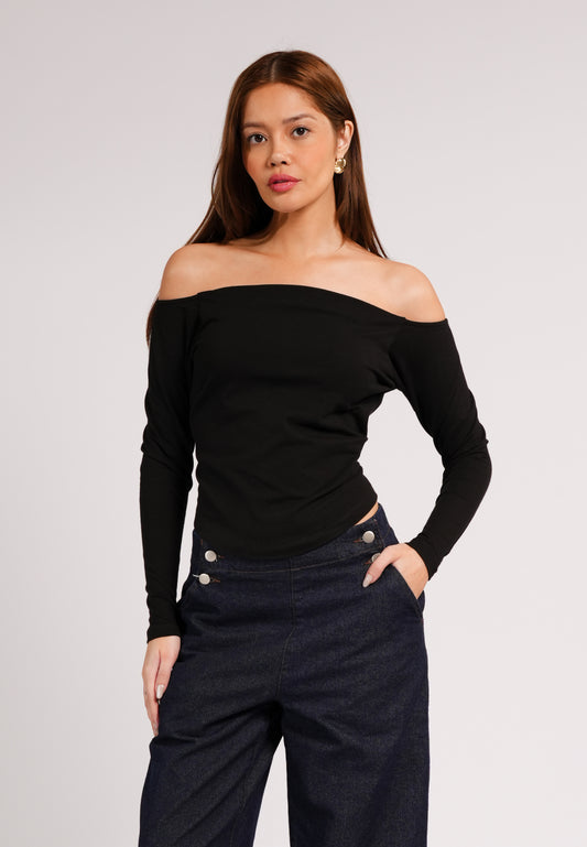 DNM Studios 2026 Dunn Long Sleeve Reversible Top (Black)