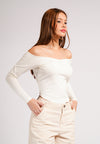DNM Studios 2026 Dunn Long Sleeve Reversible Top (Cream)