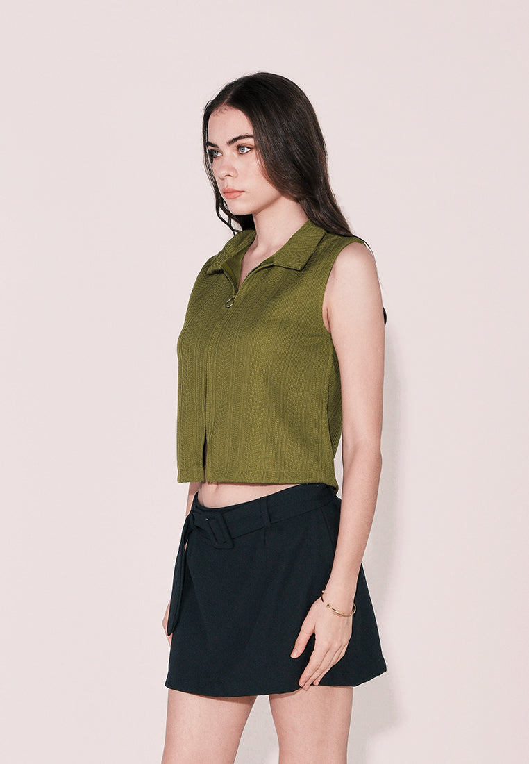 Camp Eann Sleeveless Top (Avocado)