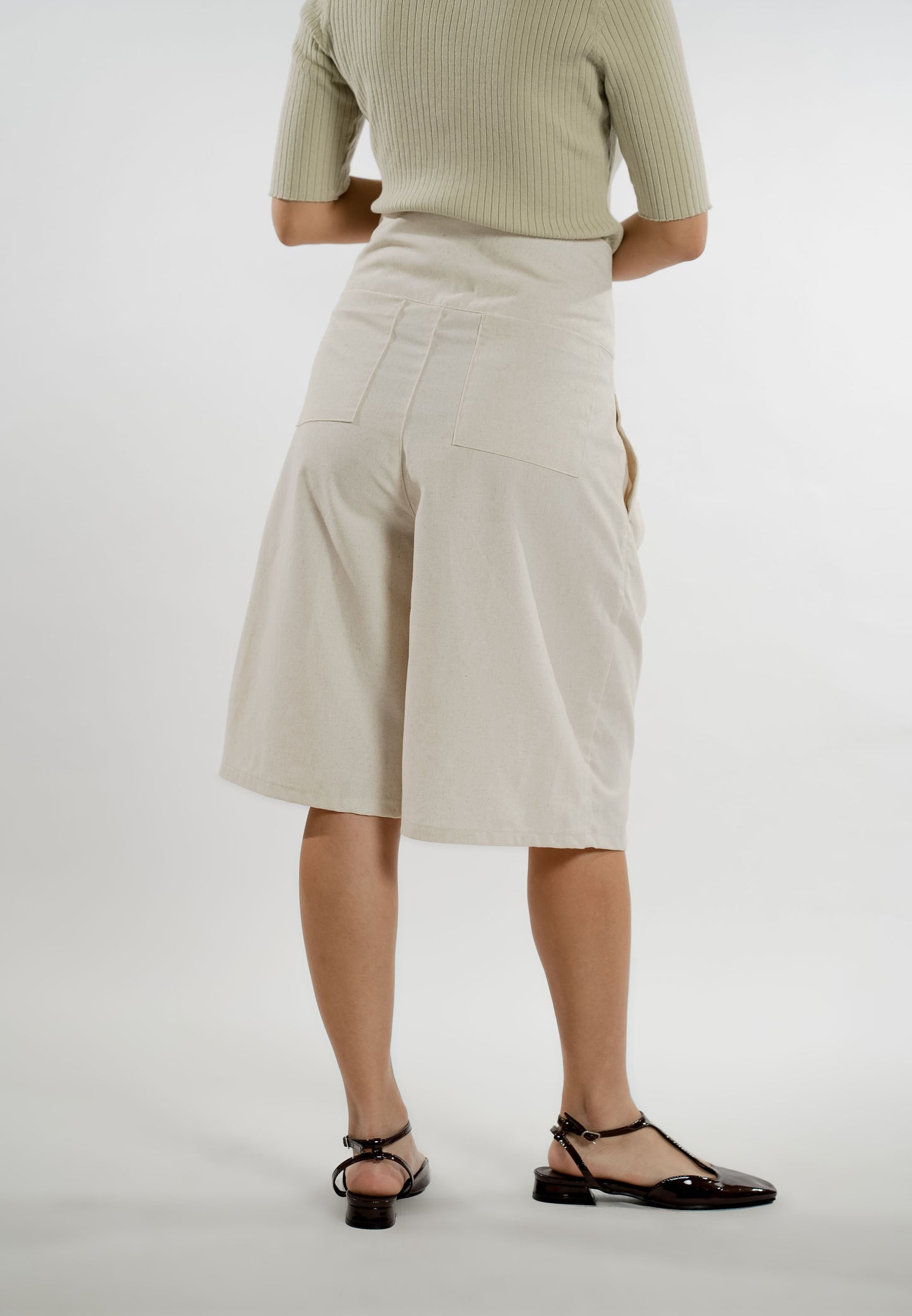 Elysia Jorts (Cream)