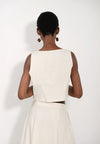 Archetype Eryn Sleeveless Top (Beige)