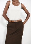 Archetype Essence Sleeveless Top (Off-white)