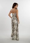 Everlea Sleeveless Pantsuit (Printed Cream)