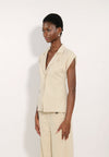 Archetype Exter Short Sleeve Top (Beige)