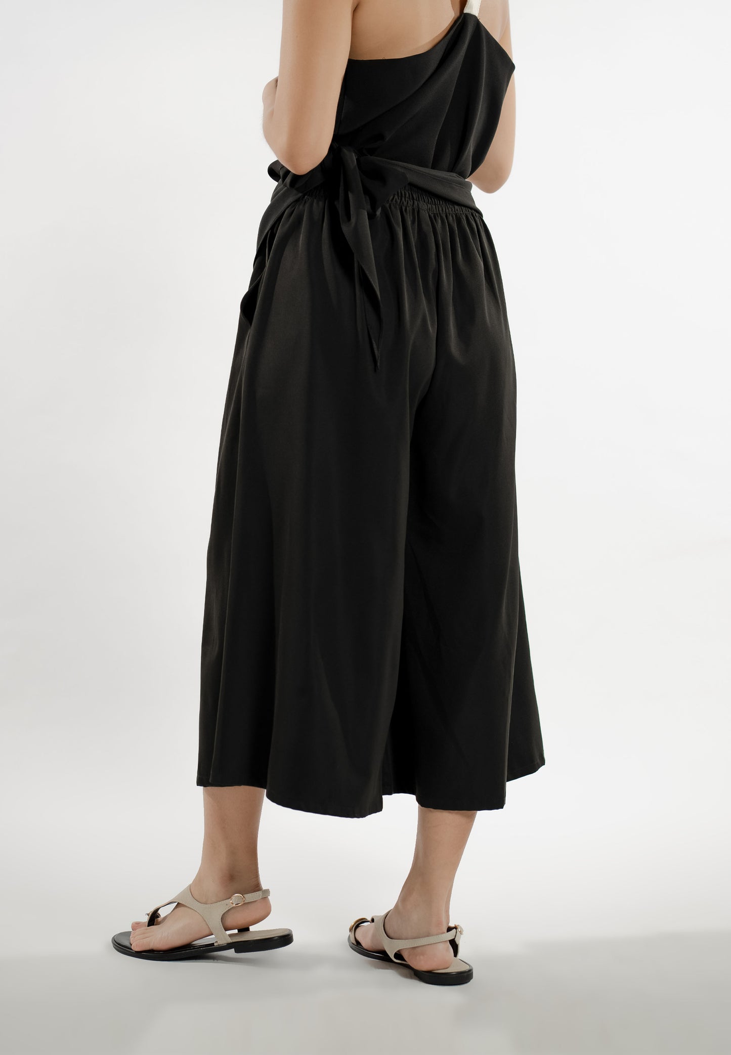 Ezri Culottes  W/ Sash (Black )