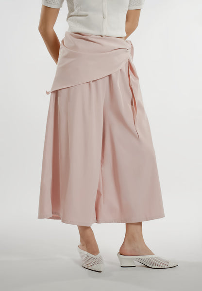 Ezri Culottes  W/ Sash (Blush)