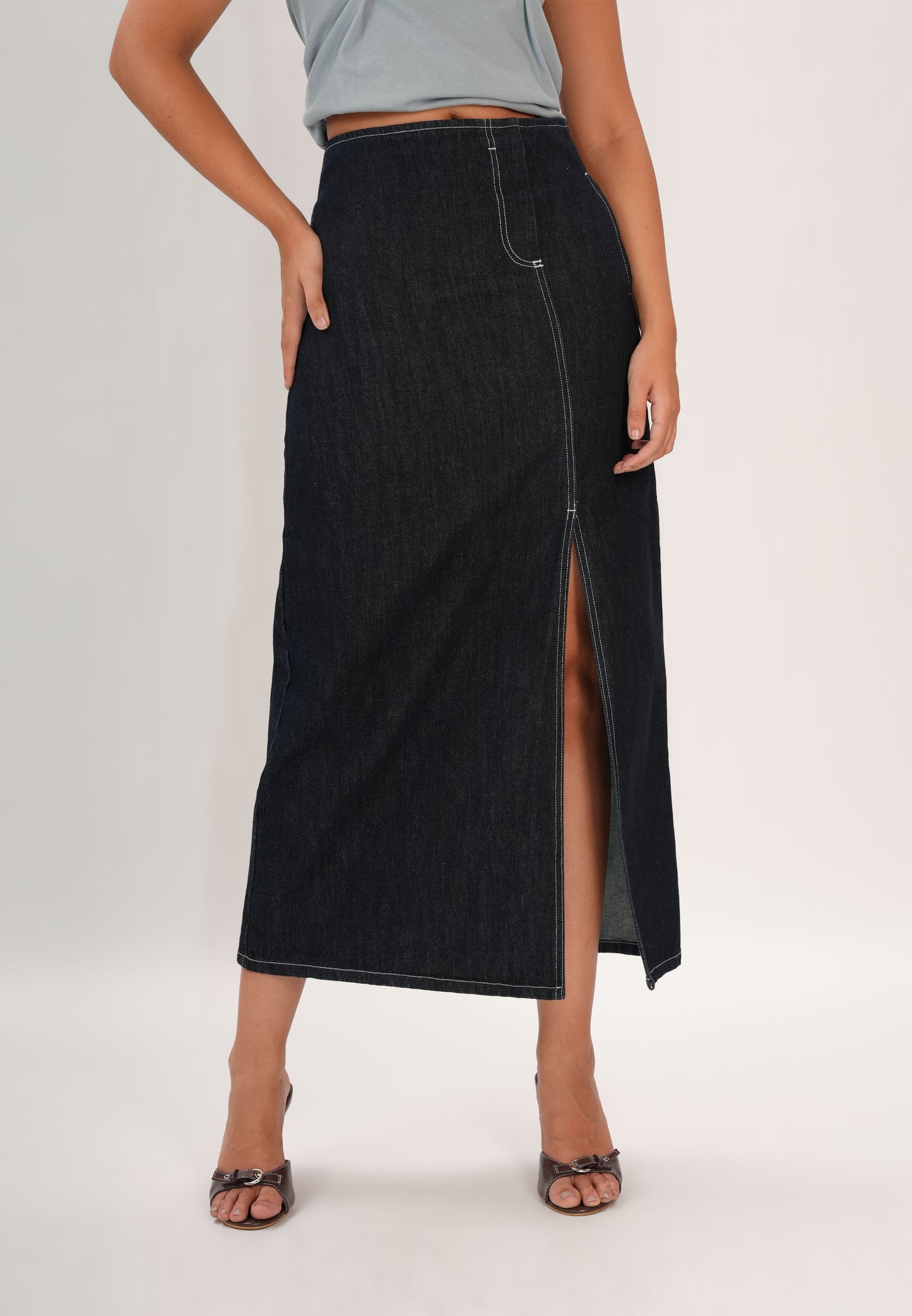 Farida Skirt  (Navy)