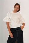 Femi Short Sleeve Top (Offwhite)