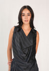 Fifer Sleeveless Top (Striped Navy)
