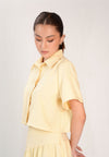 Finnel Short Sleeve Top (Butter)