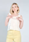 Nobleza Finnian Sleeveless Top (Off-white)