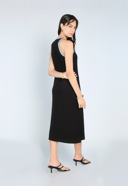 Nobleza Fiona Sleeveless Dress (Black)
