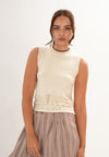 Fishel Sleeveless Top (Cream)
