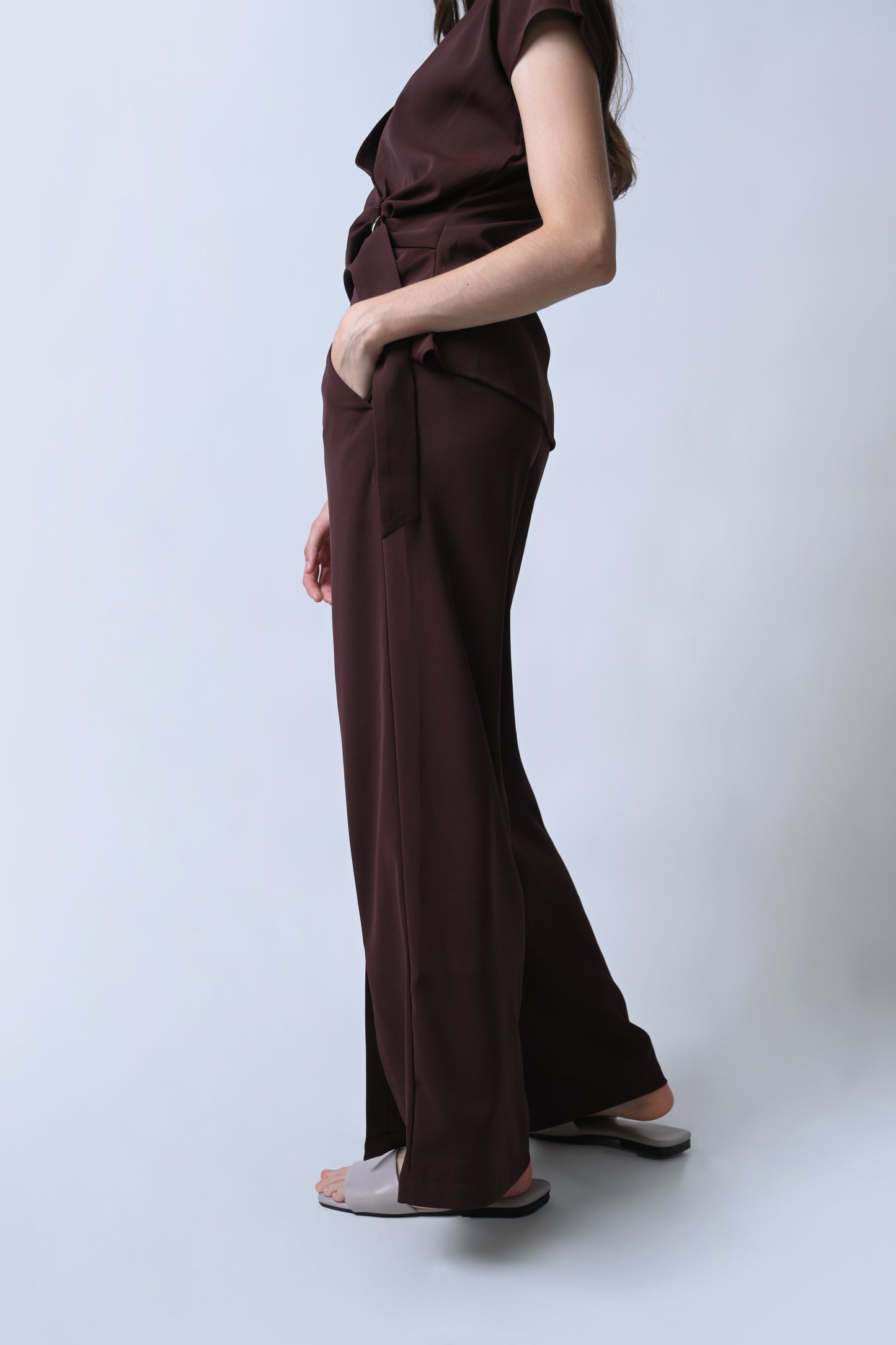 Flame Pants  (Brown)