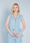 Nobleza Frankie Sleeveless Vest (Blue)