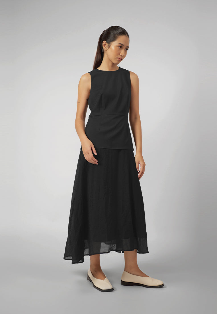 Raf Fran Sleeveless Dress  (Black)