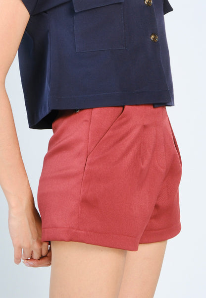 Nobleza Franz Shorts (Burgundy)