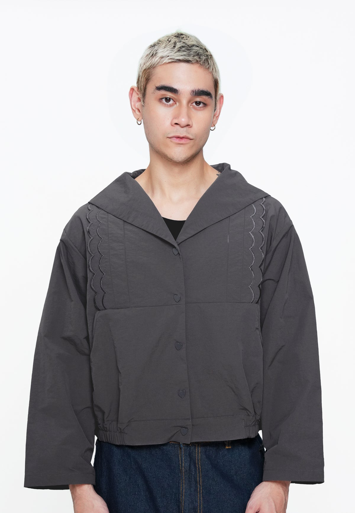 Plains & Prints x Randolf Fins Long Sleeve Jacket (Charcoal)