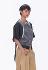 Plains & Prints x Randolf Fins Short Sleeve Top (Denim)