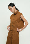 Gaella Extended Sleeve Top (Toffee)