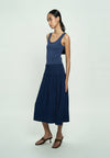 Garett Sleeveless Dress (Navy)