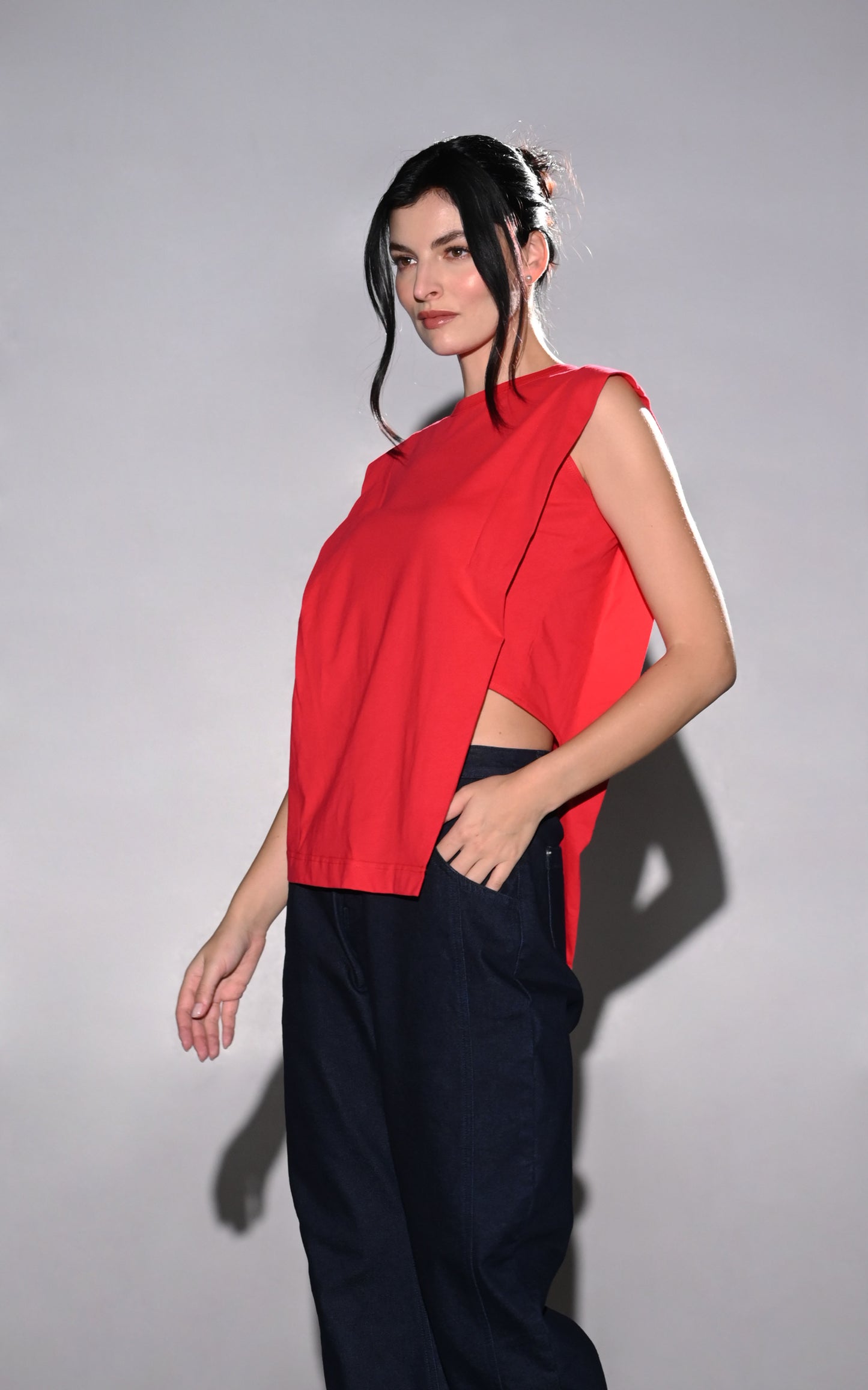 RAF Garros Sleeveless Top (Red)