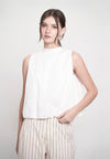 Genesy Sleeveless Top (Offwhite)