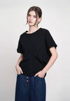 Genesy Short Sleeve Top (Black)