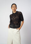 Raf Giana Short Sleeve Top (Black)