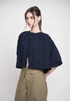 Gibson Quarter Sleeve Top (Navy)